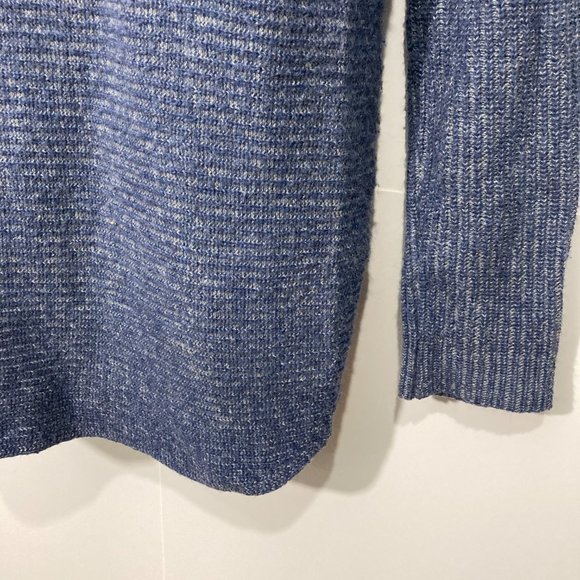 Jana Womens Knit Pullover Sweater Angora Blend Blue long Sleeve Crew neck S/P - Picture 6 of 8